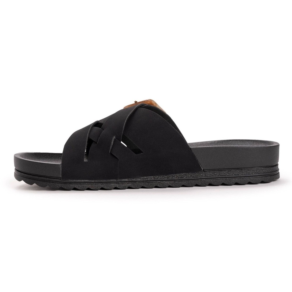 Women's Grand Shayna Sandals - Black Slip-On Casual Sandals Size 8 - Picture 6 of 8